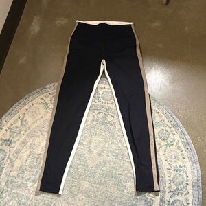 Splits59 Black w/ Brown and White Stripped Leggings